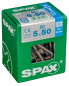 Preview: SPAX Edelstahlschraube, 5 x 50 mm, 50 Stück, Teilgewinde, Senkkopf, T-STAR plus T20, 4CUT, Edelstahl rostfrei A2, 4197000500507